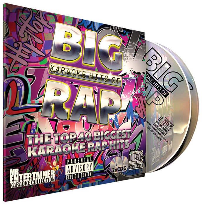 40 Track Karaoke CDG - Big Karaoke Hits of Rap