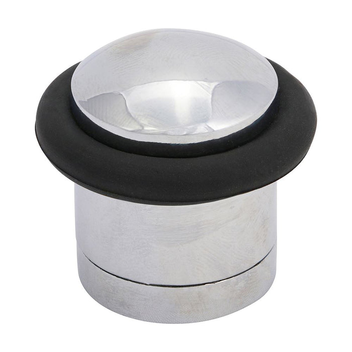 Cylinder Door Stop - Polished Chrome (Size 41mm - 1 Each)