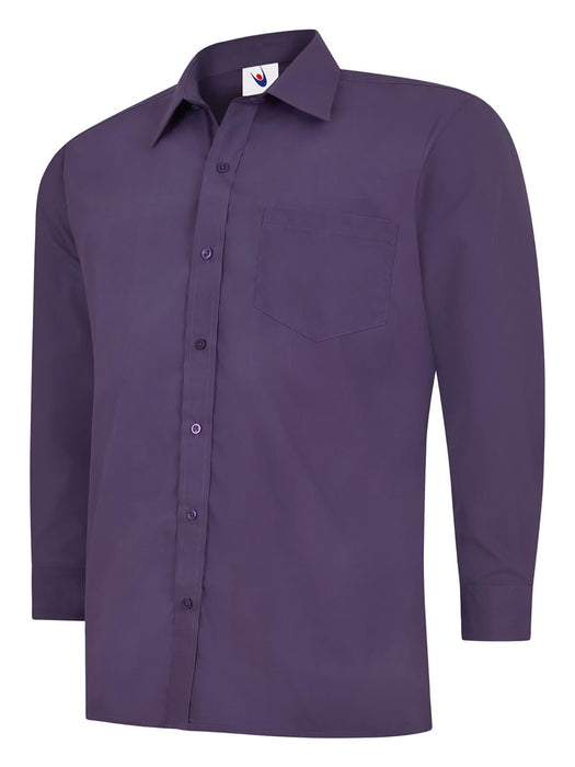 Men's Mens Poplin Full Sleeve Shirt - Long Sleeve