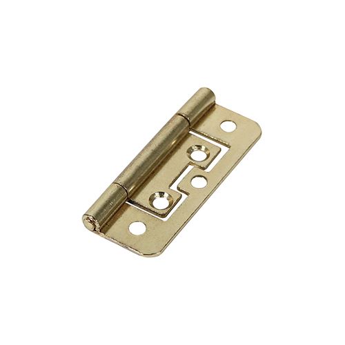 Flush Hinge - Electro Brass