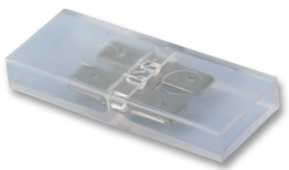 Tab, Fully Insulated 6.35mm 4 Way Male, 50 Pack