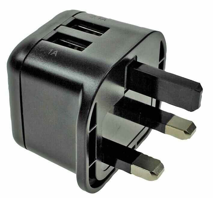 POWERPAX - 2.1.A + 1A, 2 Port USB Mains Charger