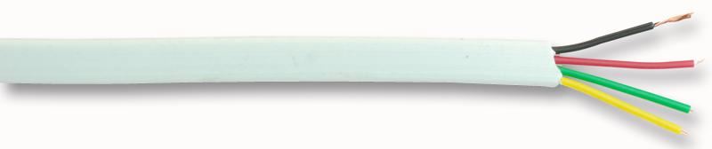 FCC-68 4-Core Telephone & Data Cable White 100m Reel