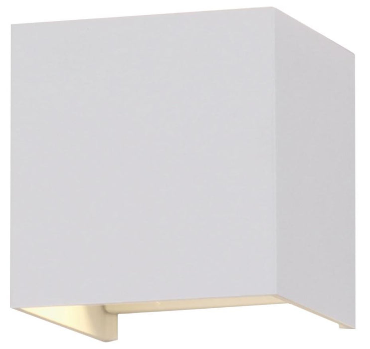 12W Cube LED Wall Light, White, 1100lm, 3000K, IP65