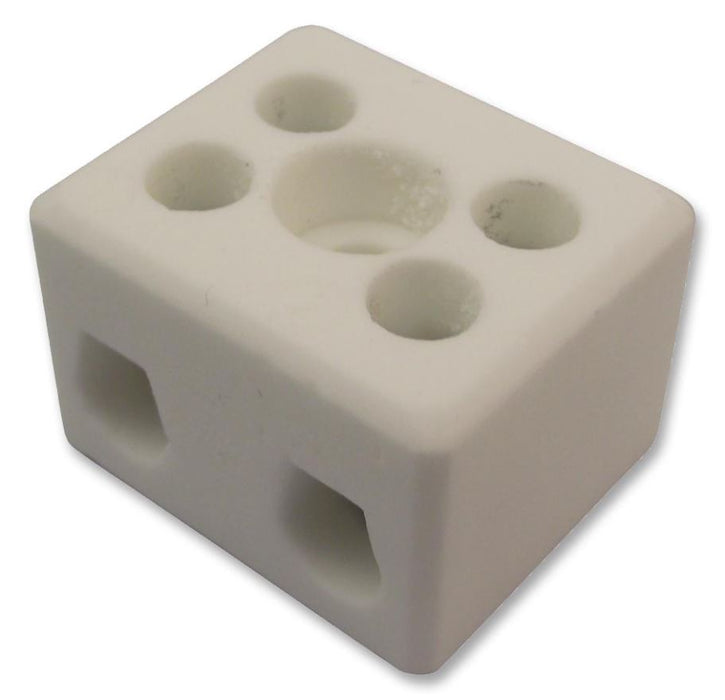 Ceramic Terminal Block, 2 Way, High Temperature