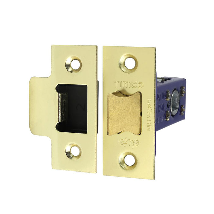 Arch Tubular Latch - Electro Brass & Satin Nickel