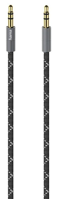 Prime Stereo 3.5mm Audio Lead with Fibre Sheath, 75cm