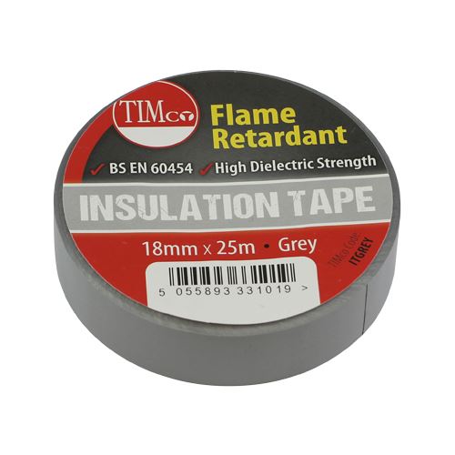 PVC Electrical Coloured Insulation Tapes - Size 25m x 18mm - Packs of 10