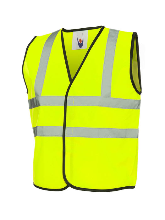 Childrens/Kids  Children’s/Kids Hi-Viz Waist Coat  - 100% Polyester