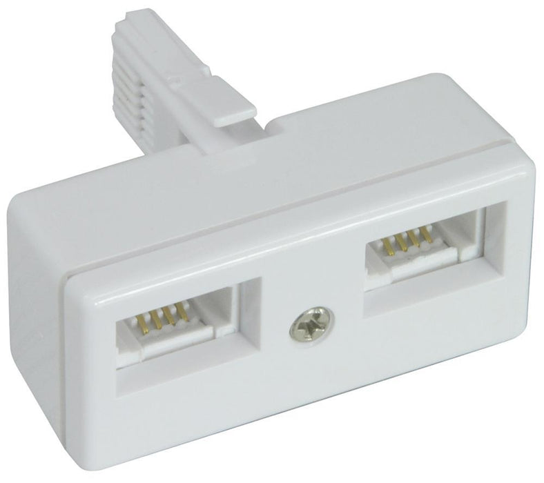 Double Telephone Adaptor - 4 Wire