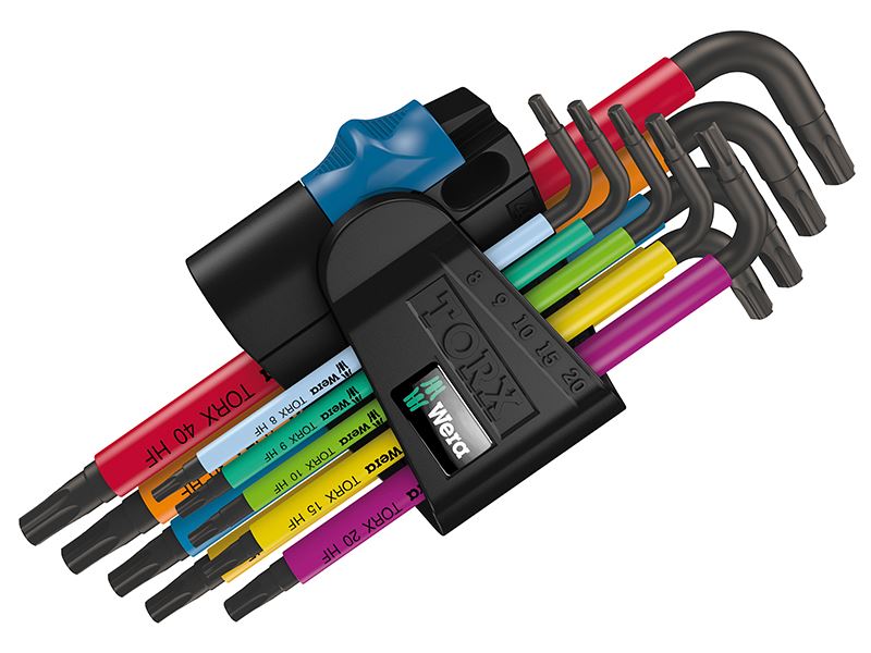 967/9 TX Multicolour Holding Function L-Key Set of 9 (TX8-TX40)