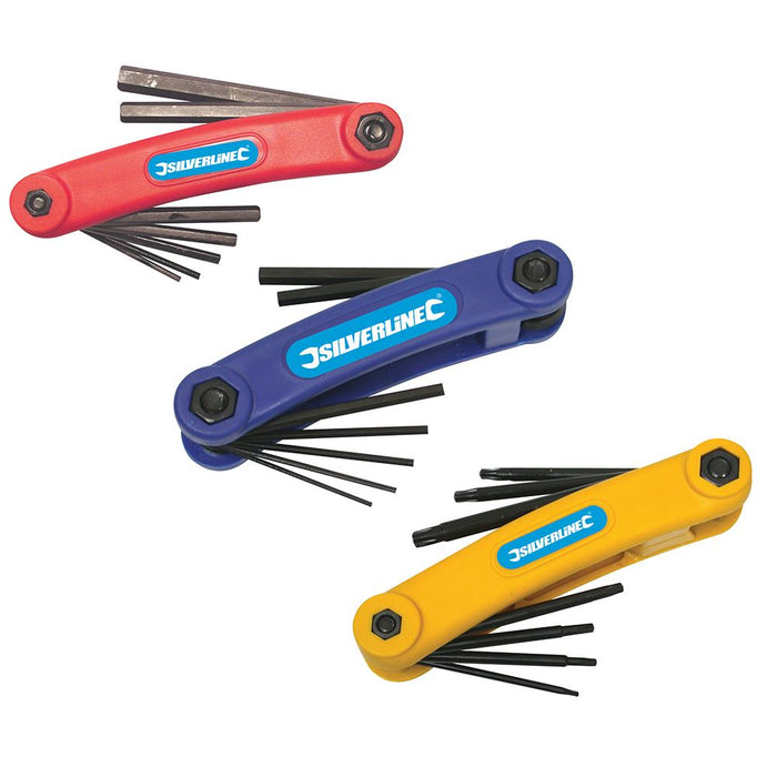 T10 - T40 & Hex Key Tools Set 3pce - 3pce