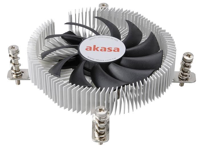 AKASA Intel Socket LGA775 / LGA115x Low Profile CPU Cooler for mini-ITX chassis