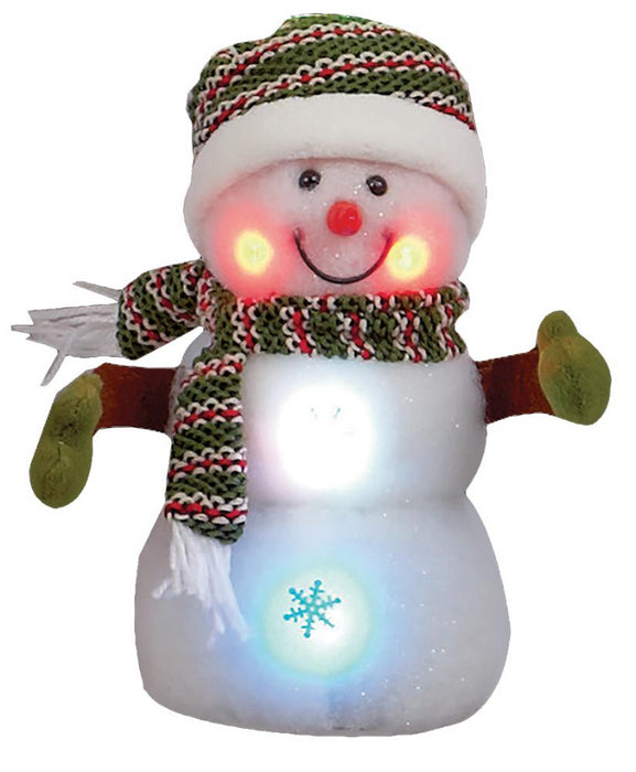 LED Colour Changing Snowman Decoration