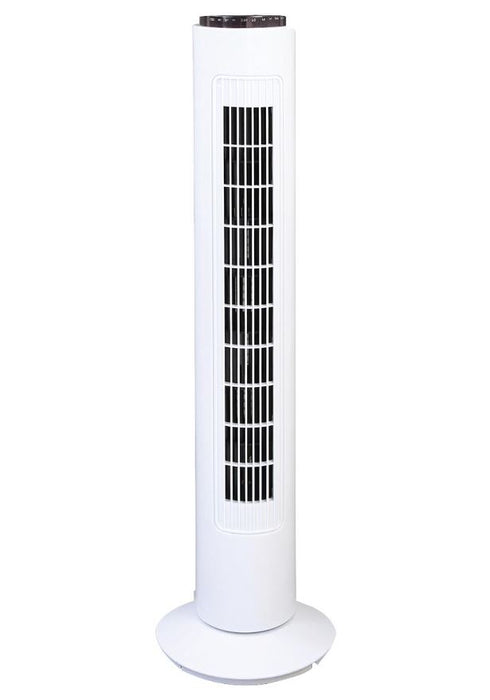 29" Tower Fan with Remote Control, White