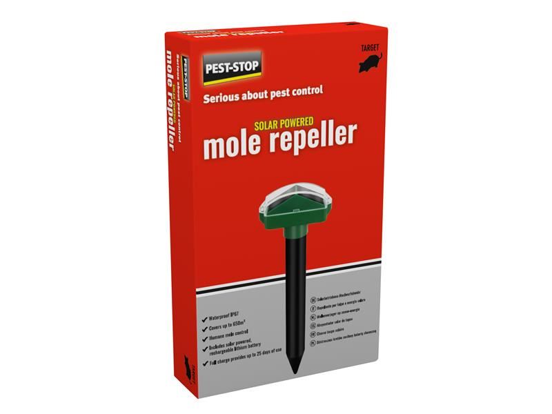 Solar-Powered Mole Repeller