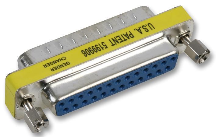 25-Pin D Male to Female Port Saver