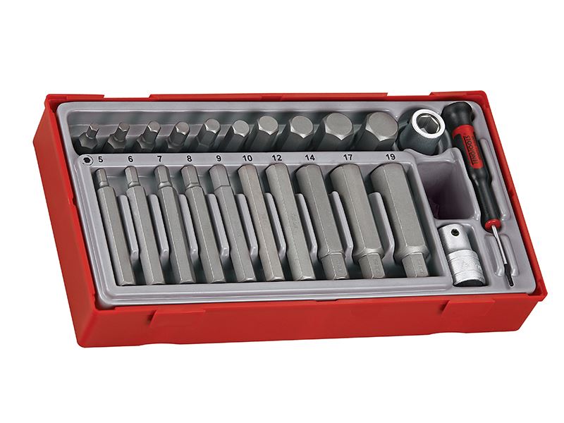 TTHEX23 Metric Hex Bit Socket Set, 23 Piece - 1/2in Drive