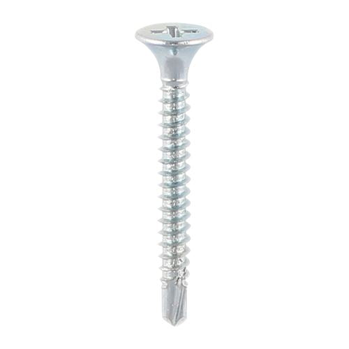 Drywall Metal Stud Plasterboard Screws PH - Bugle - Self Drilling - Zinc