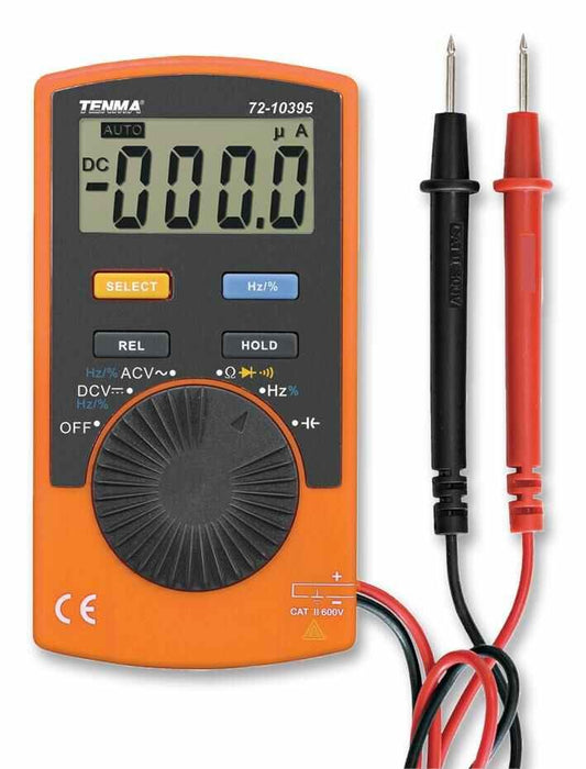 TENMA - 600V AC/DC Autoranging Mini Digital Multimeter