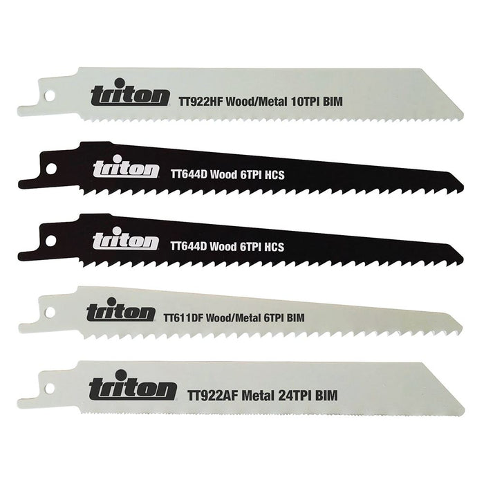 Recip Saw Blade Set 5pce - 150mm