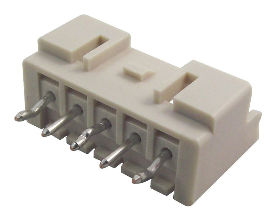Header, Shrouded, Vertical, 2.5mm, 5 Way