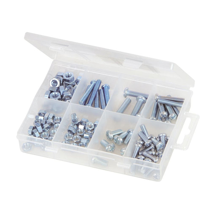 Machine Screws & Nuts Pack - 105pce