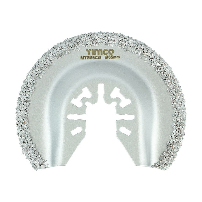 Multi-Tool Blade - Radial Grit - For Tiles (Size Dia.65mm - 1 Each)