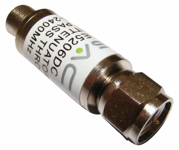 Attenuator F-Type 6dB DC Pass, Female to Male 75Ohm