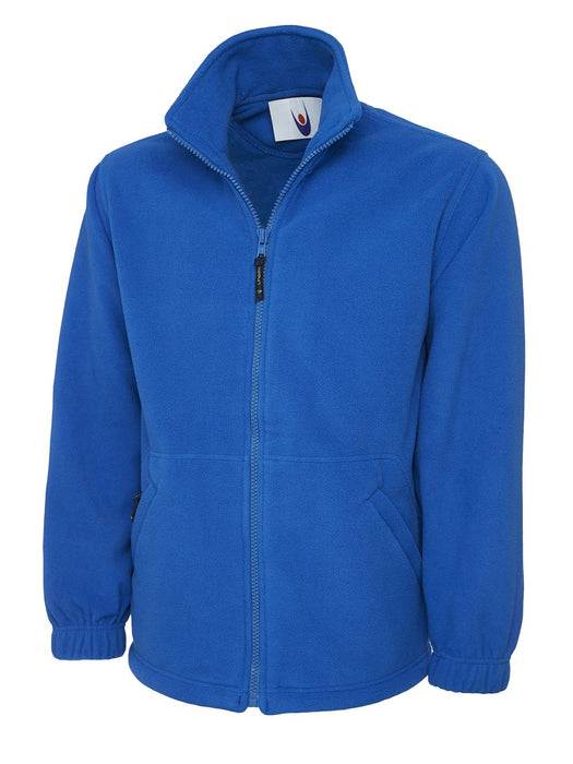 Unisex Premium Full Zip Micro Fleece Jacket - Half Moon Yoke