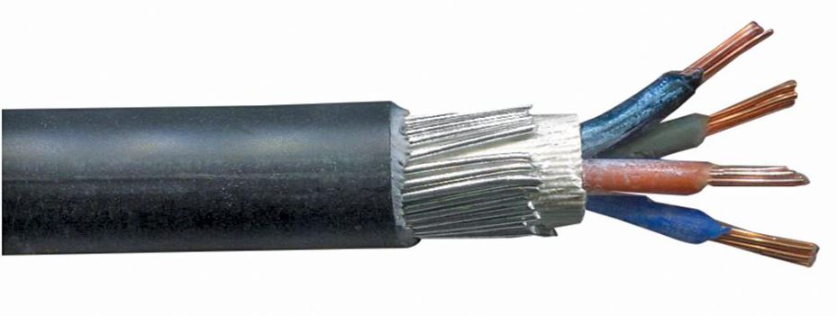 6944B 4 Core Single Wire Armoured Cable, LSZH, 1.50mm, 25m