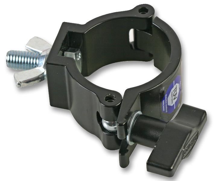 Lightweight Half Coupler with M10 Hole - 75kg (Black)