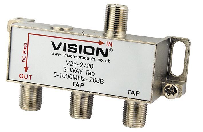 2-Way 20dB MATV Tap V26-2/20