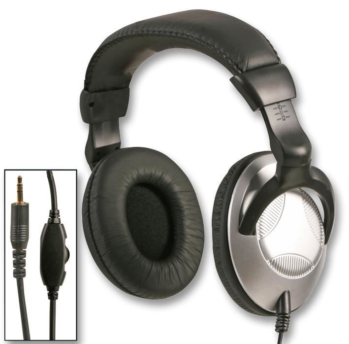 Over-Ear Studio Headphones with In-line Volume Control