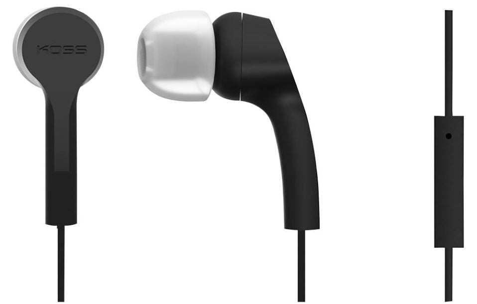 Noise Isolating In-Ear Headphones, Black - 189121