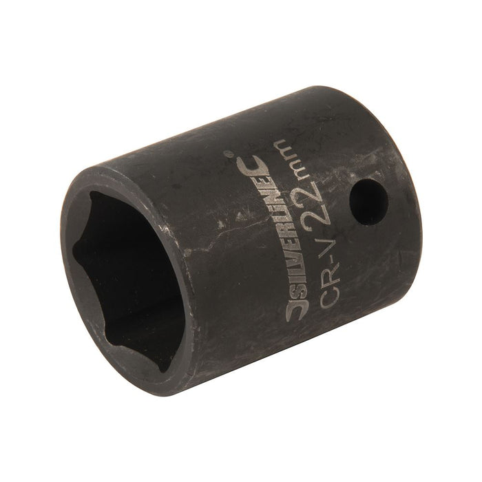 Impact Socket 1/2" Drive 6pt Metric