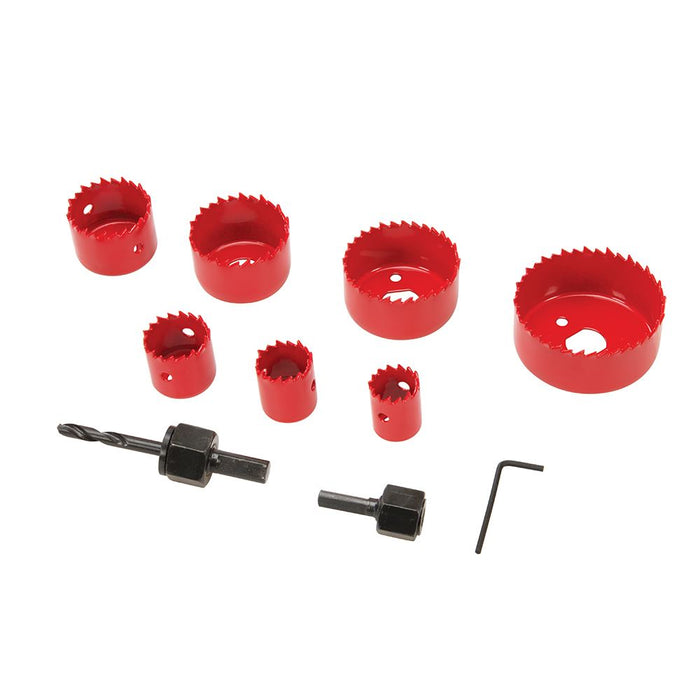 Holesaw Kit 11pce - 21 - 64mm Dia