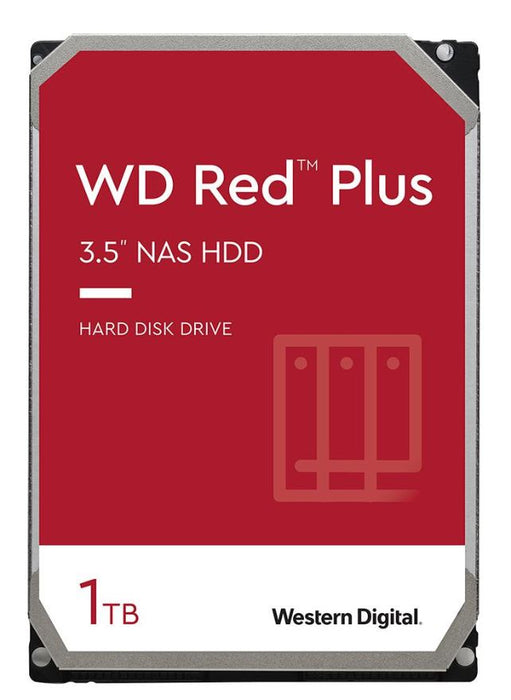 WD Red Plus NAS 3.5" Internal HDD SATA 6Gbps