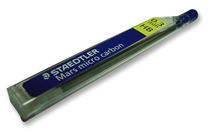 STAEDTLER - 0.5mm Mars Micro Carbon HB Mechanical Pencil Lead - Pack of 12