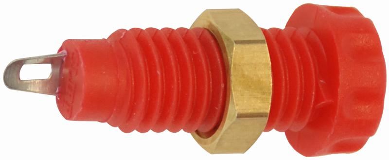 CLIFF ELECTRONIC COMPONENTS - 4mm Panel Socket Red, 10 Pack