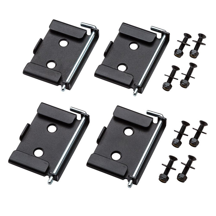 Quick-Release Workbench Caster Plates 4pk - 2-3/4 x 3-3/4"