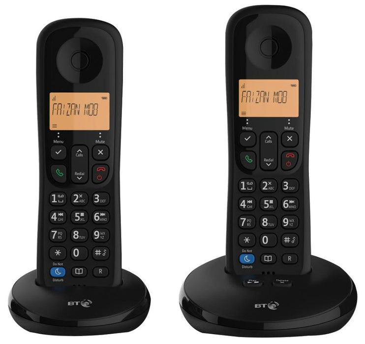 Everyday DECT Phones with Call Blocking and Answer Machine, Twin Handsets