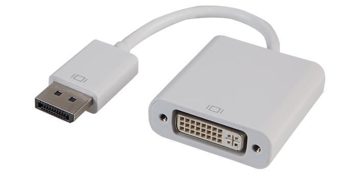 DisplayPort to DVI Adaptor Male to Female