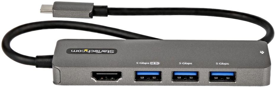 USB-C Multiport Hub with USB 3.2 Gen 1 4K HDMI & 100W Power Delivery