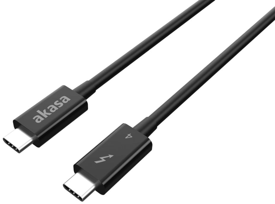 Thunderbolt 4 (USB-C) 40Gbps Male to Male Lead, 1m Black