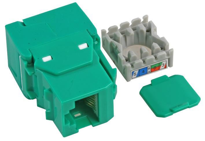 Cat6 Tool-less Keystone Socket