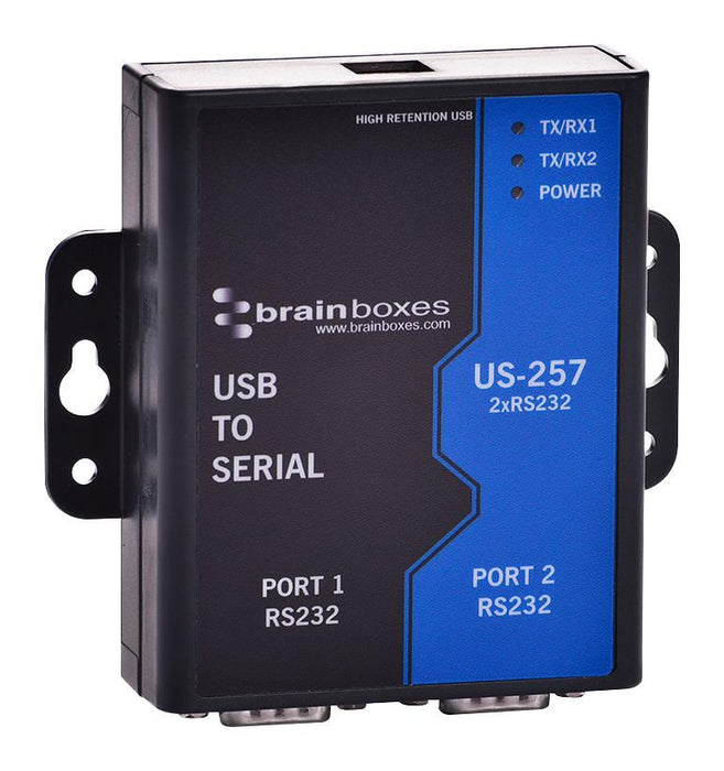 2-Port RS232 USB to Serial Adaptor