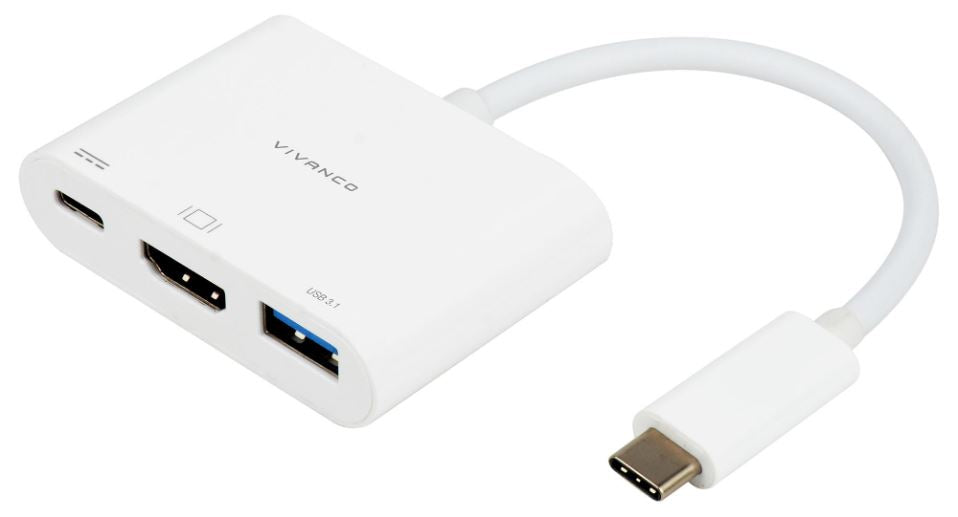 USB-C 3-in-1 HDMI Display Adaptor with Power Delivery