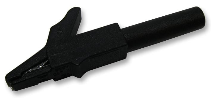 15A 4mm Insulated Crocodile Clip - Black