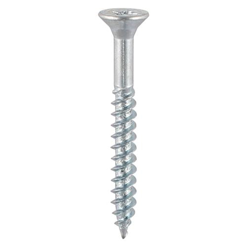 Twin Woodscrew PZ2 Countersunk Zinc